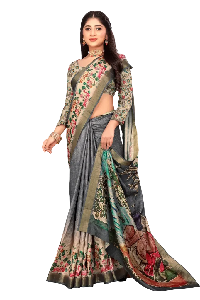 Kalamkali Silk Saree