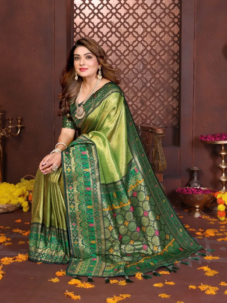 Alankar Collection: Premium Pure Banarasi Tissue Silk Saree