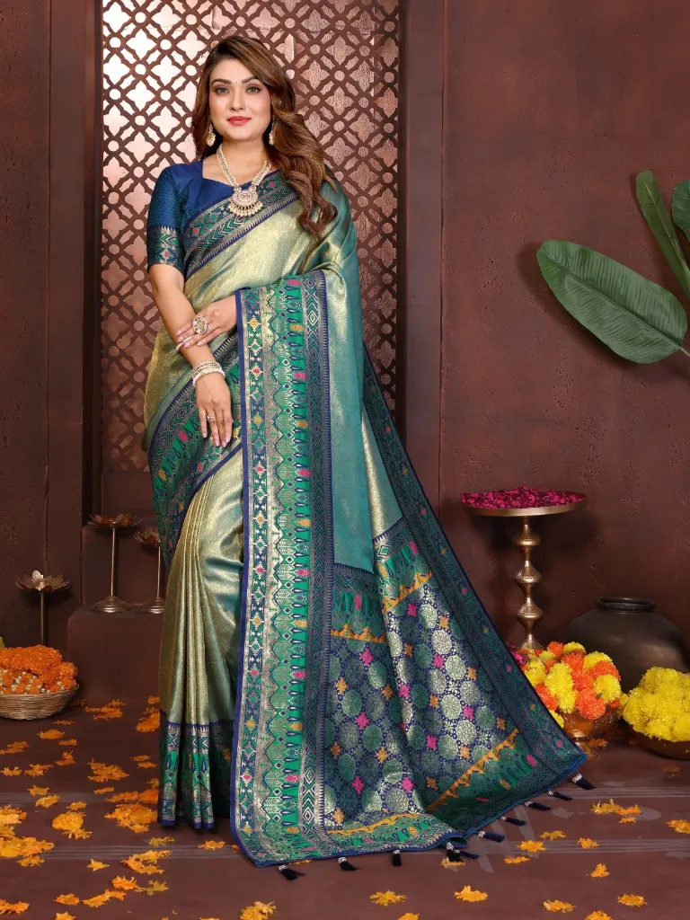 Alankar Collection: Premium Pure Banarasi Tissue Silk Saree